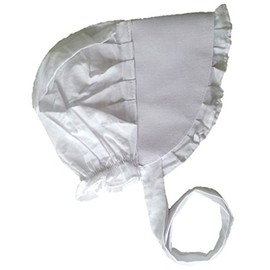 Adult Large Prairie Sun Bonnet (Solid White)