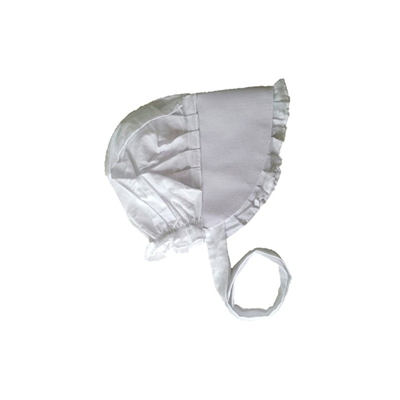 Adult Large Prairie Sun Bonnet (Solid White)