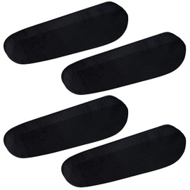 HO-SFSM Pack of 4 Car Chair Armrest Cover, Universal Car Armrest Cover, Car Front Seats, Elastic Armrest Cover for Car, SUV, Truck and Van, Car Seat Accessories (Black)