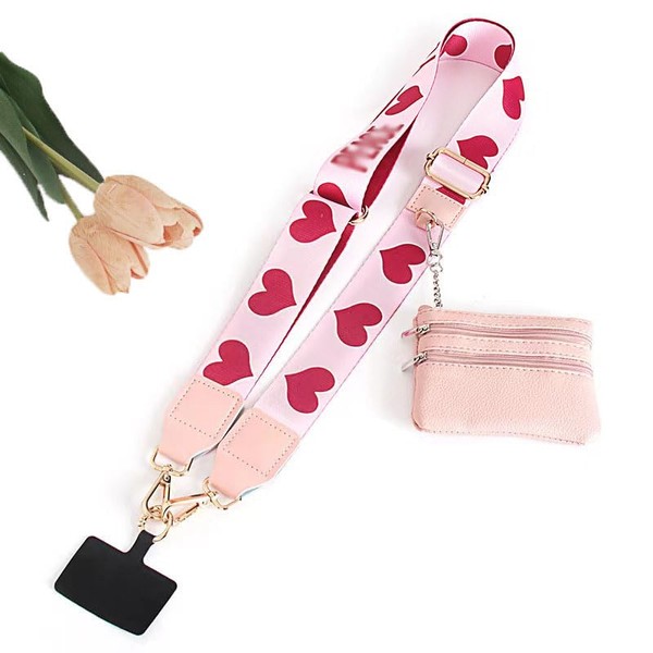  Clip and Go Strap for Phone with Wallet Crossbody,