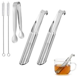 Niaciswe Fine Mesh Tea Infuser Pack of 5 Fine Mesh Tea Strainer Loose Tea Strainer for Loose Tea Fine Mesh Tea Strainer Tea Strainer for Loose Tea Infuser for Loose Tea Tea Strainer Tea Infuser Tea