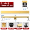 DLONE Linear Shower Drain | 32" AISI 304 Stainless Steel