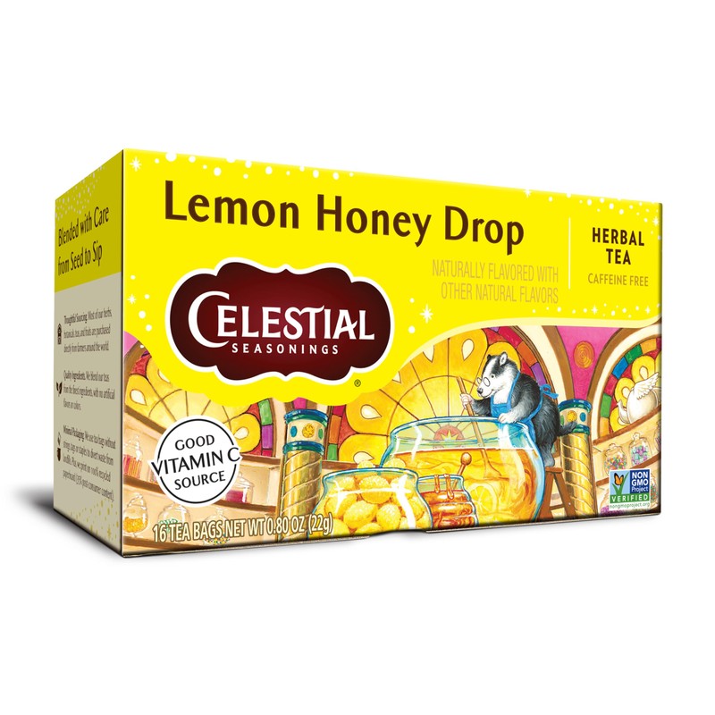 Celestial Seasonings Lemon Honey Drop Herbal Tea - 16 Tea