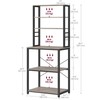 VASAGLE Coffee Bar, Baker’s Rack for Kitchen with Storage, 6-Tier