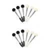 FOMIYES 2sets Elegant Makeup Brush Set Eyelash Eyebrow Lash Brush
