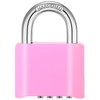 DELSWIN 4-Digit Combination Lock Outdoor Padlock - Heavy Duty Locker