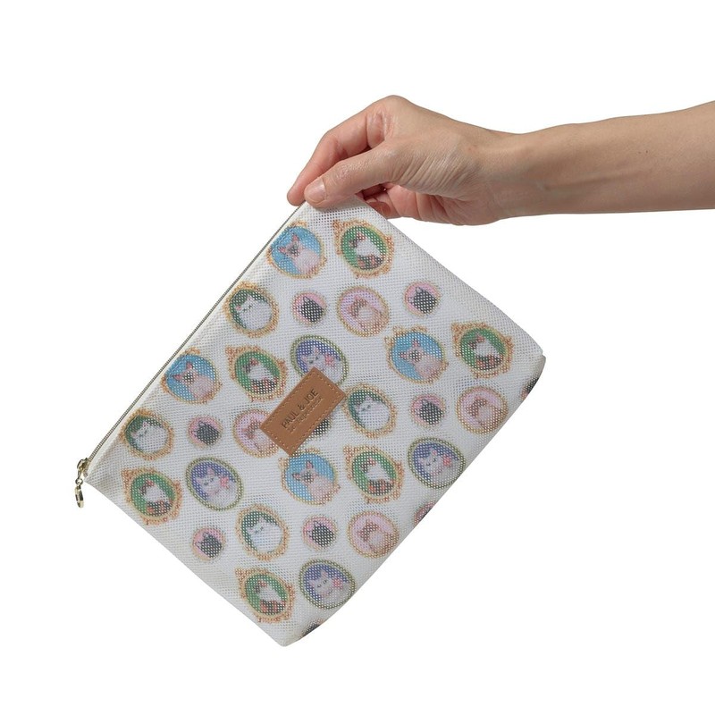 Print Mesh Flat Pouch Pole & Joe La Papetry Marks
