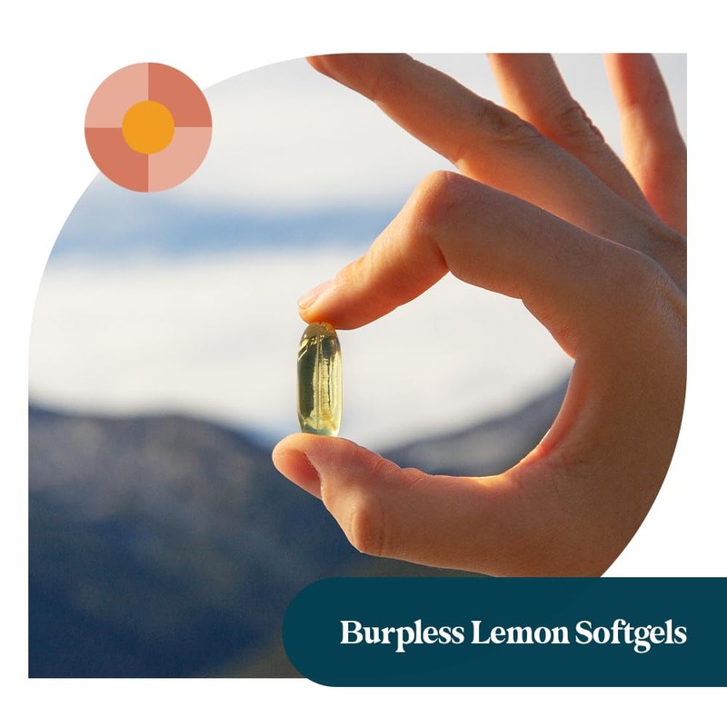 Pattern Wellness Omega 3 Softgels - Pure Fish Oil Formula