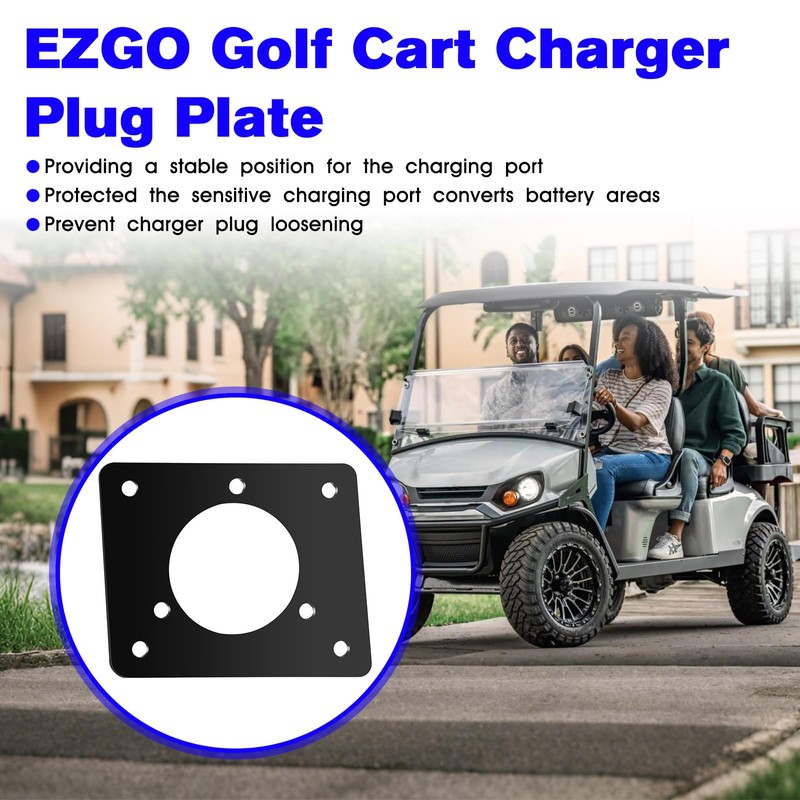 Golf Cart Charging Port Adapter Compatible with Noco GCP1 15A