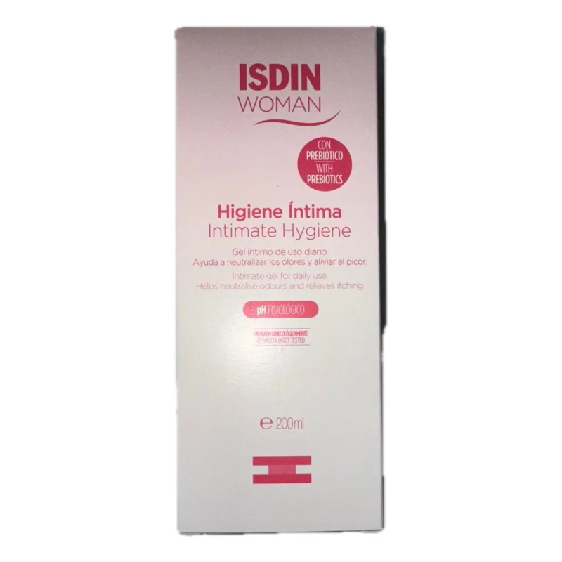 Gel Íntimo ISDIN Woman 200ml | Fórmula Delicada para Higiene