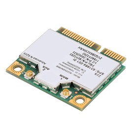 ASHATA Mini Tarjeta de Red Inalámbrica para para Thinkpad,Tarjeta WiFi Banda Dual 2.4G / 5GHz Tarjeta de Red 300 Mbps para/para Zhaoyang, 802.11N Mini PCI-E WiFi Tarjeta de Red