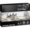 Marrutt 230gsm Archival Matt Double Sided Inkjet Photo Paper: 5"