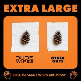 Dude Wipes Pumpkin Spice Fall Edition Toallitas Húmedas Impo