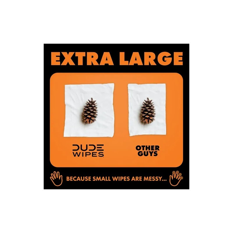 Dude Wipes Pumpkin Spice Fall Edition Toallitas Húmedas Impo