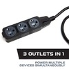 Iron Forge Cable 25 Ft Extension Cord with 3 Outlets