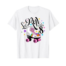 Lets roll into 8 Birthday. Unicorn, Roller skate T-Shirt