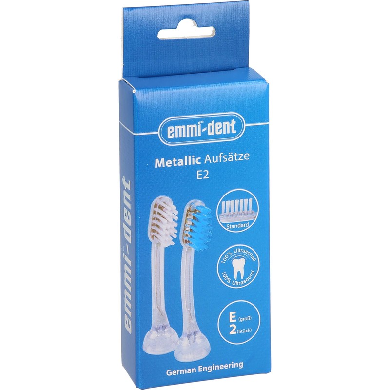 EMMI-DENT Ultrasonic Brush Head Adult Pack of 2