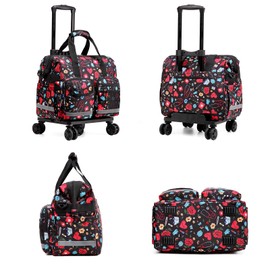 Nurse Rolling Medical Duffle Bag Work Nursing School College Student Must Have Clinical Home Health Nurse Cna Nr Gifts Carry On Bag with Wheels Doctor Emt Ems Healthcare Equipment Homecare Physician
