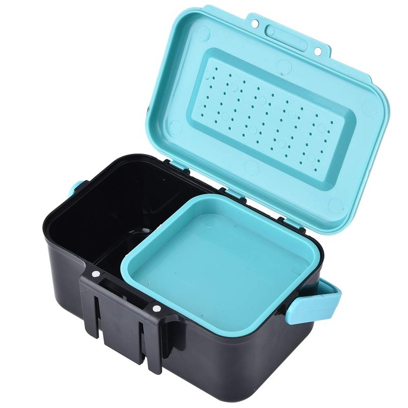 MechKit Fishing Bait Box Live Bait Storage Case, 13 ×