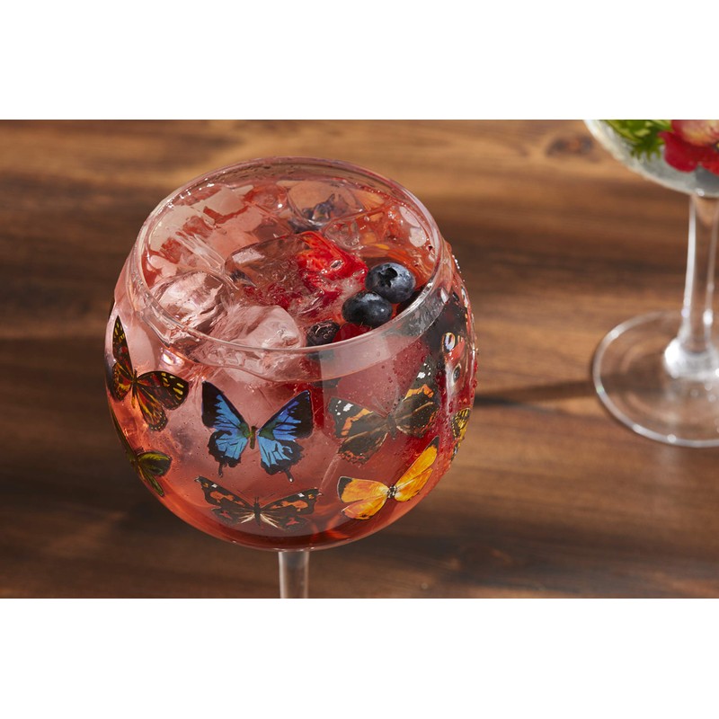 Ginology Butterflies Copa Gin Glass