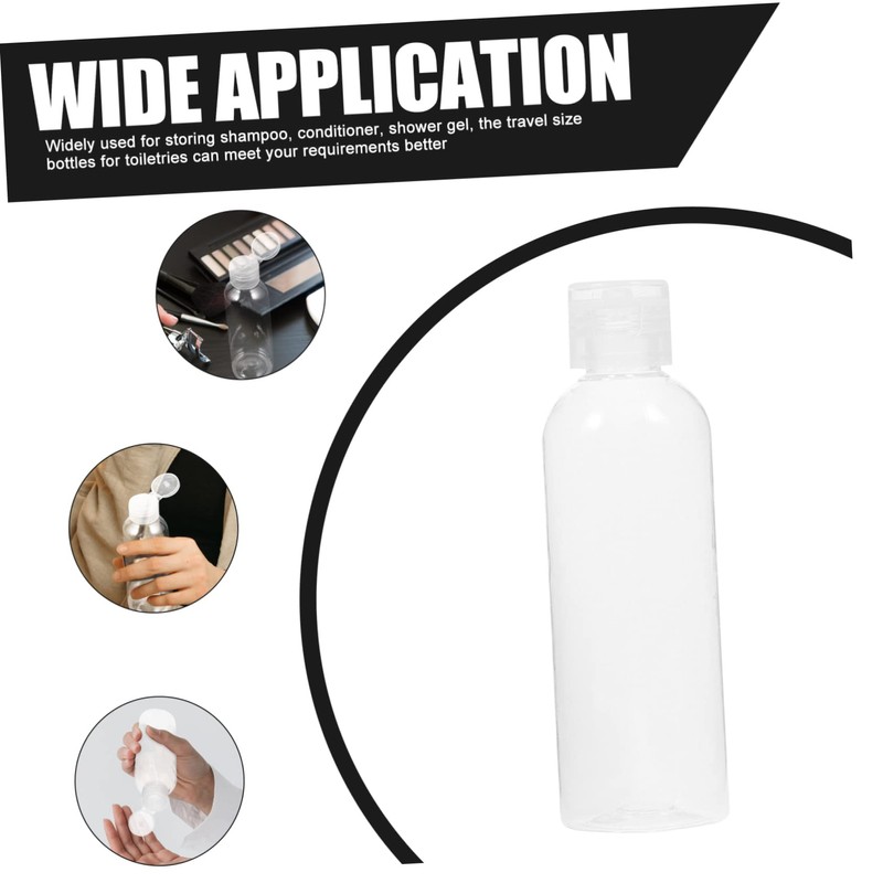 NOLITOY Travel Size Toiletry Bottles Set 10 Pcs Plastic Refillable