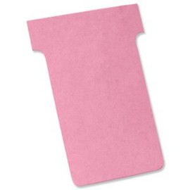 Nobo A50 Size 2 T-Cards - Pink (Pack of 100)
