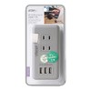 Sonic UL-5010-GL Portable Outlet U Trimmel with USB Port Gray