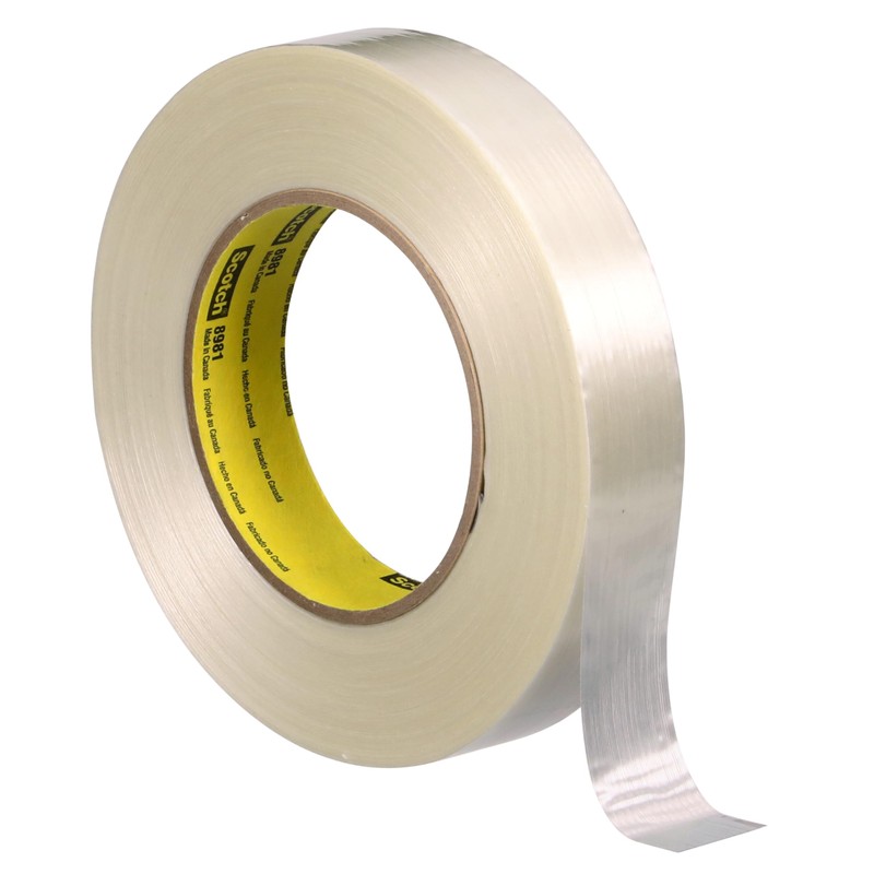 Scotch Filament Tape 8981 Clear, 24 mm x 55 m