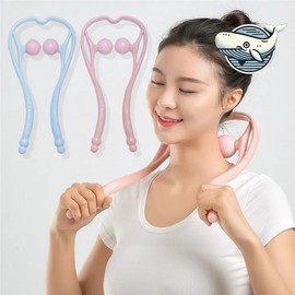 Gentle Neck Muscle Relaxer Manual Massager body blue