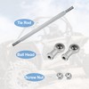 Motoforti 2pcs Car M8 Handlebar for 49cc Electric ATV Go