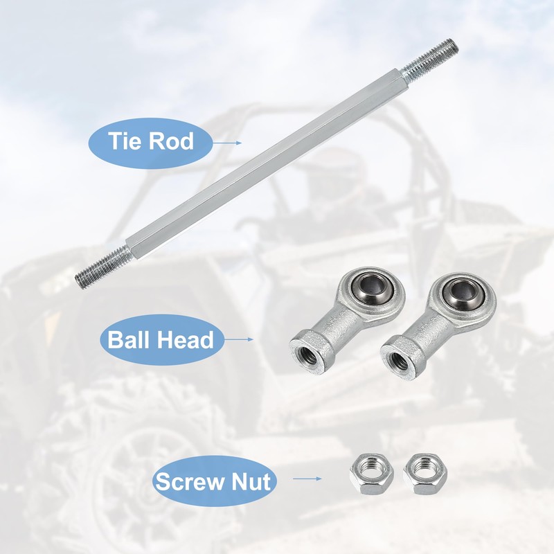 Motoforti 2pcs Car M8 Handlebar for 49cc Electric ATV Go