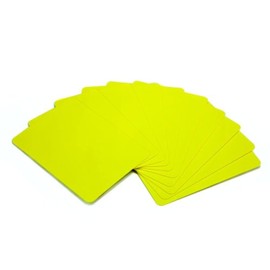 Brybelly Lot of 10 Poker Size Cut Cards (Yellow)