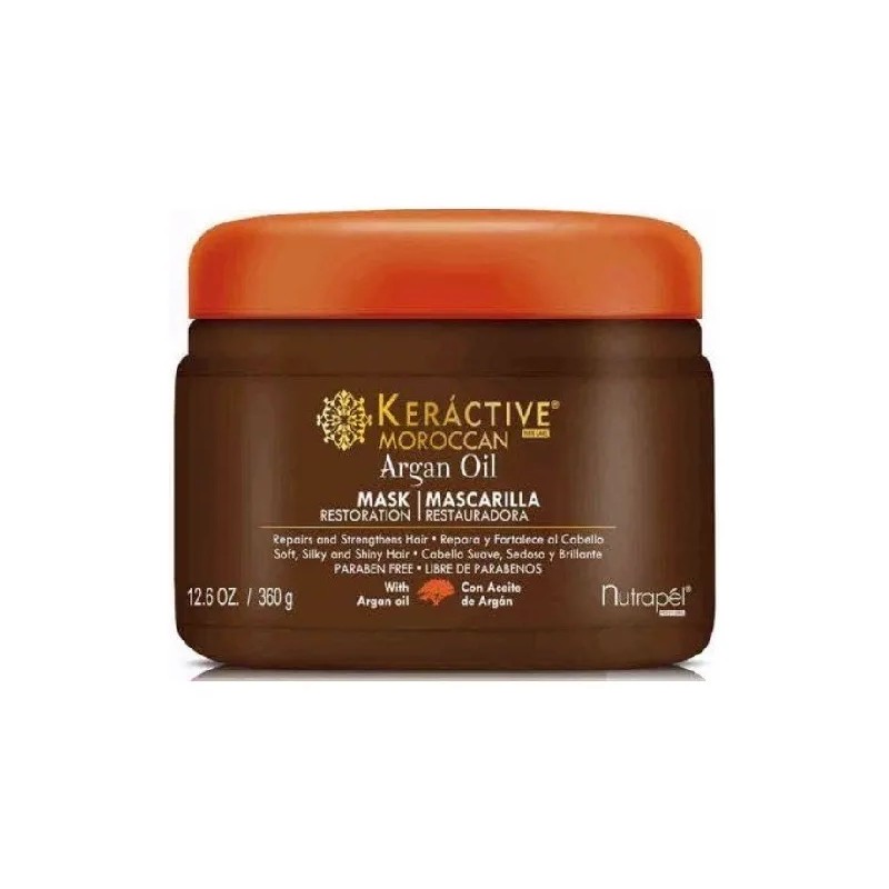 Mascarilla Argan Nutrapel Keractive Moroccan Parabenos
