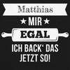 Geschenk mit Namen personalisiert by Shirtracer - Apron - Baking