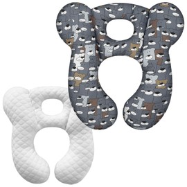 XIGGA Toddler Travel Pillow for Baby Car Seat Airplane, Boys & Girls Suitable Pushchairs Strollers Soft and Comfortable Travel Safe Protection