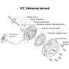 1PZ FPS-X39 Starter with Return Function Recoil Starter Pull Start
