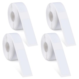 4 Rolls Label Maker Tapes for Phomemo D30, 12 x 40mm Thermal Labels Printer Sticker Paper with Self-Adhesive Waterproof Adhesive Label Printer Tape Paper for Office Household Supplies (640 Pcs)