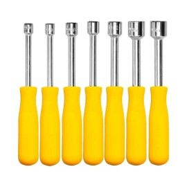 Kit De 7 Desarmadores De Dado Juego Completo De Herramientas Manuales Para Mecánica Automotriz, Taller Y Hogar Igad