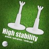 VGEBY 1 2 Piece Golf Tees System, Durable Rubber Golf