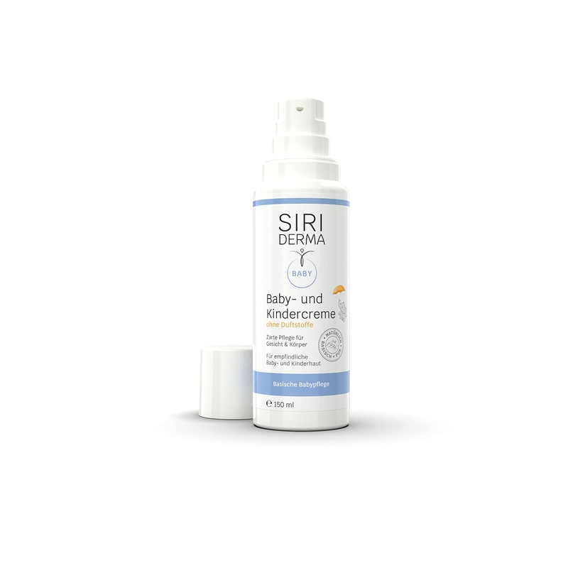 SIRIDERMA Basic Baby and Children's Cream, Without Fragrances, Skin Care