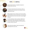 Moresoo Tape Extensions Echthaar Blond, Invisible Tape in Extensions 35cm