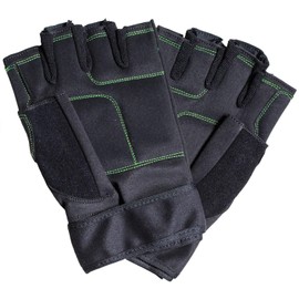 Zec+ Herren Trainings Handschuhe Fitness in Schwarz Größe XXL