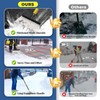 Snow Ice Scraper, 60" Long Handle Heavy Duty Garden Flat