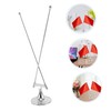 Ciieeo Multipurpose Table Flag Pole Stand for Office and School