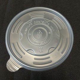 12oz & 16oz Disposable Food Soup Container Paper Cup Lids for Disposable Takeaway Food Containers (100)
