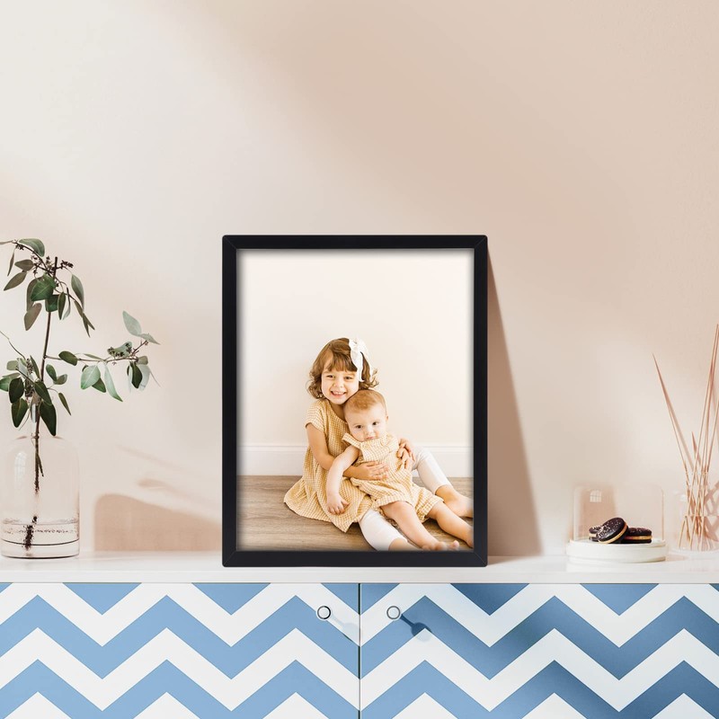 WIFTREY Black 8x10 Picture Frame Set of 18, Multi Photo