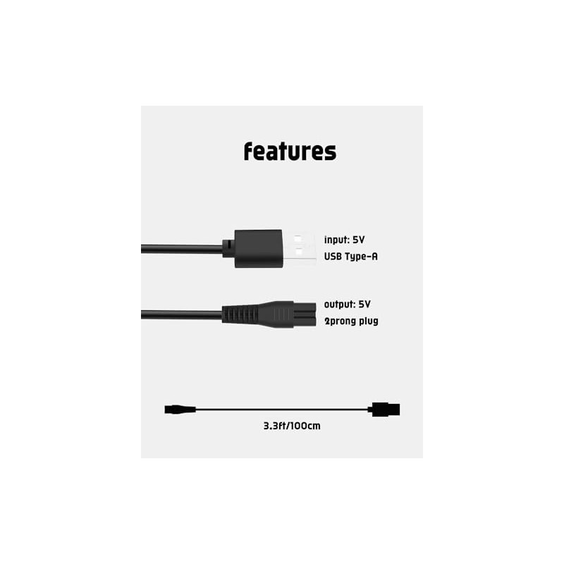 Brightup Trimmer Charger for Brightup Beard Trimmer FK-8688T FK-8788T