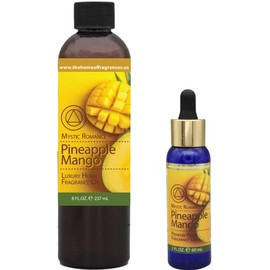 The Home of Fragrances - Set of 2 Bottles of Fragrance Oils - 2oz & 8oz (Pineapple Mango)