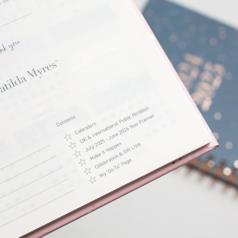 2025-2026 Academic Diary A5 Week to View - Mid Year
