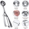THJOPOKEEL 3PCS Ice Cream Scoop, Premium Cookie Dough Scoop Set,
